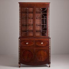 A 18th Century Adams Style Secretaire Bureau Bookcase 