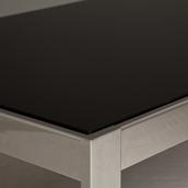 A Baughman Chromium Steel and Lacquered Dining Table 1970s Alternate image