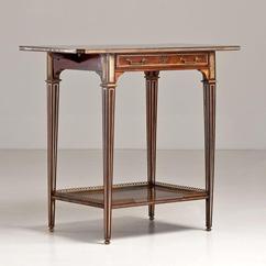 A Brass Inlaid French Empire Side Table circa 1830