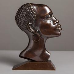 A Bronze Bust in the manner of Hagenauer 1950s