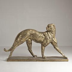 A Bronze Cast of a Cheetah by Christian Maas