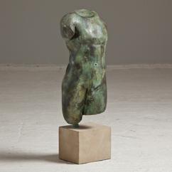 A Bronze Torso by Talisman Taken from a 2nd Century Roman Marble 