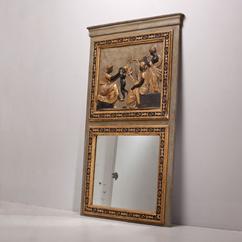 A Directoire Period Trumeau Mirror