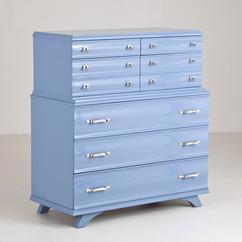 A Lacquered Chest of Drawers by Kling of Maryville New York 