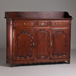 A Late 19th Century French Buffet in Cherry Wood
