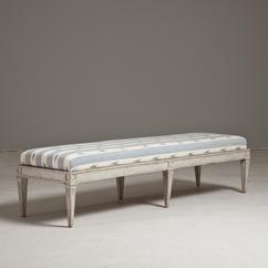 A Long Swedish Gustavian Stool Circa 1790