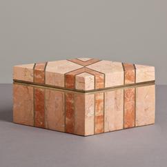 A Maitland Smith Designed Diamond Shaped Box 1980s 