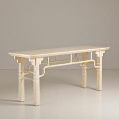 A Maitland Smith Tessellated Stone Alter Table 1980s