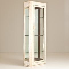 A Maitland Smith Tessellated Stone Glazed Cabinet 1980s