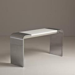 A Mica Waterfall Console Table by Milo Baughman circa 1970s