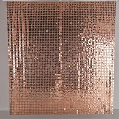 A Paco Rabanne Designed Copper Space Curtain circa 1972