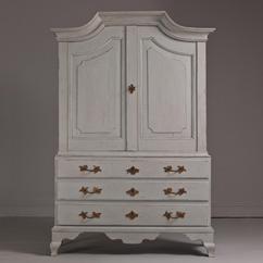 A Painted Gustavian Cabinet Circa 1780