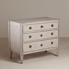 A Painted Swedish Gustavian Commode circa 1780