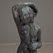 A Pair of English Lead Figures circa 1920 Alternate image