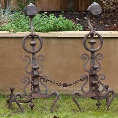 A Pair of French Firedogs circa 1880