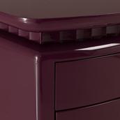 A Pair of Stunning Lacquered Three Drawer Commodes 1980s Alternate image