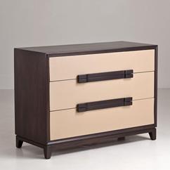 A Parzinger Attributed Three Drawer Commode 1950s