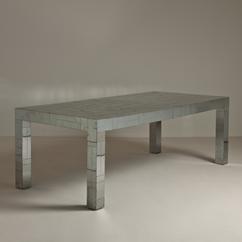 A Paul Evans Cityscape Chrome Table 1970s