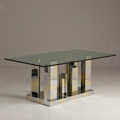 A Paul Evans Designed Cityscape Dining Table 1970s
