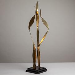 A Rare Van Teal designed Brass Table Sculpture 1970s