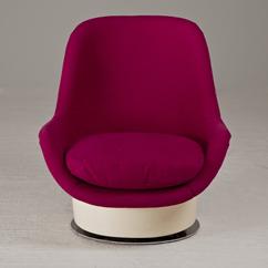 A Resin Moulded Swivel Chair on Steel Base 1960s