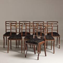 A Set of Eight English Regency Dining Chairs circa 1830