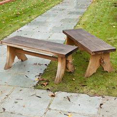 A Single Oak Bench by Talisman