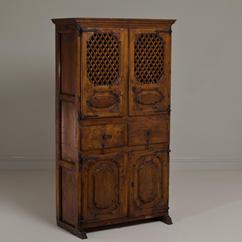 A Spanish Fruitwood Cupboard. 1870