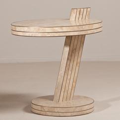 A Stone Cantilevered Side Table by Maitland Smith 1980s
