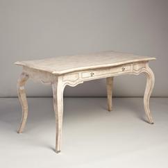 A Stunning Maitland Smith Bureau Plat with Silver Inlay 1980s 