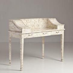A Stunning Tessellated Stone Desk by Maitland Smith 1980s