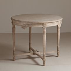 A Swedish Painted Centre Table with Carvings circa 1870