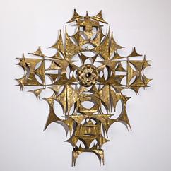 An Abstract Metal Wall Sculpture USA 1970s