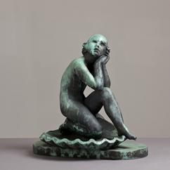 An Art Deco Danish Bronze Sculpture by J Bregno circa 1920