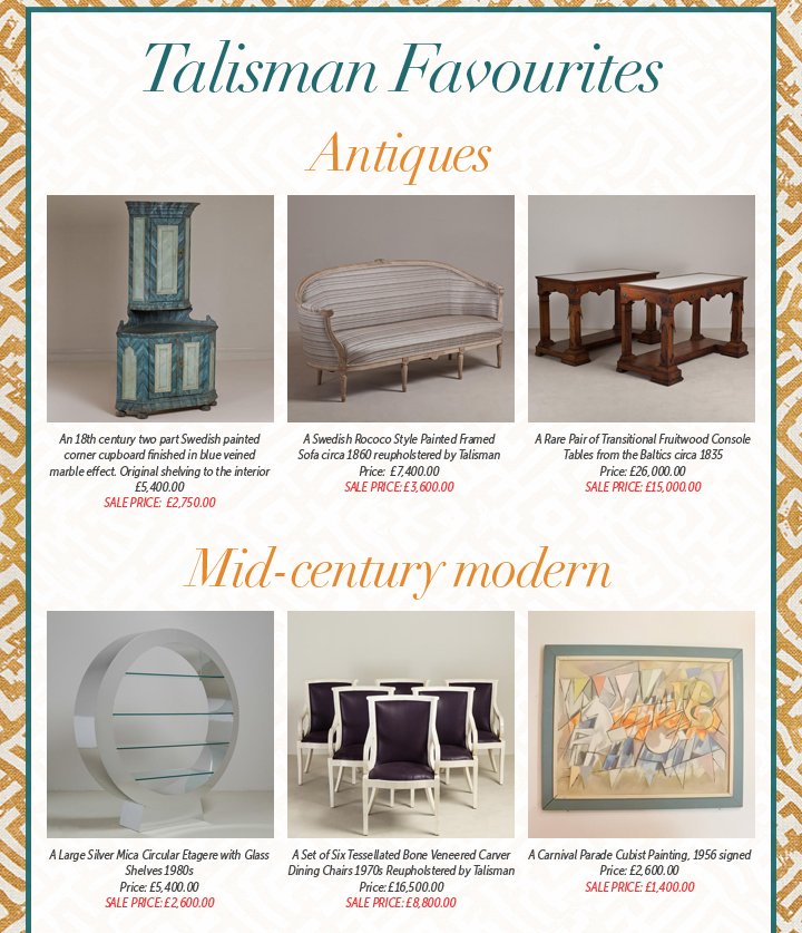 Talisman Favourites: Antiques - Mid-century modern