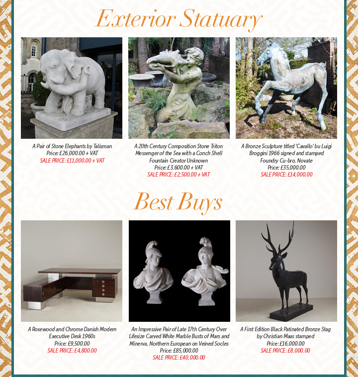 Exterior Statuary - Best Buys