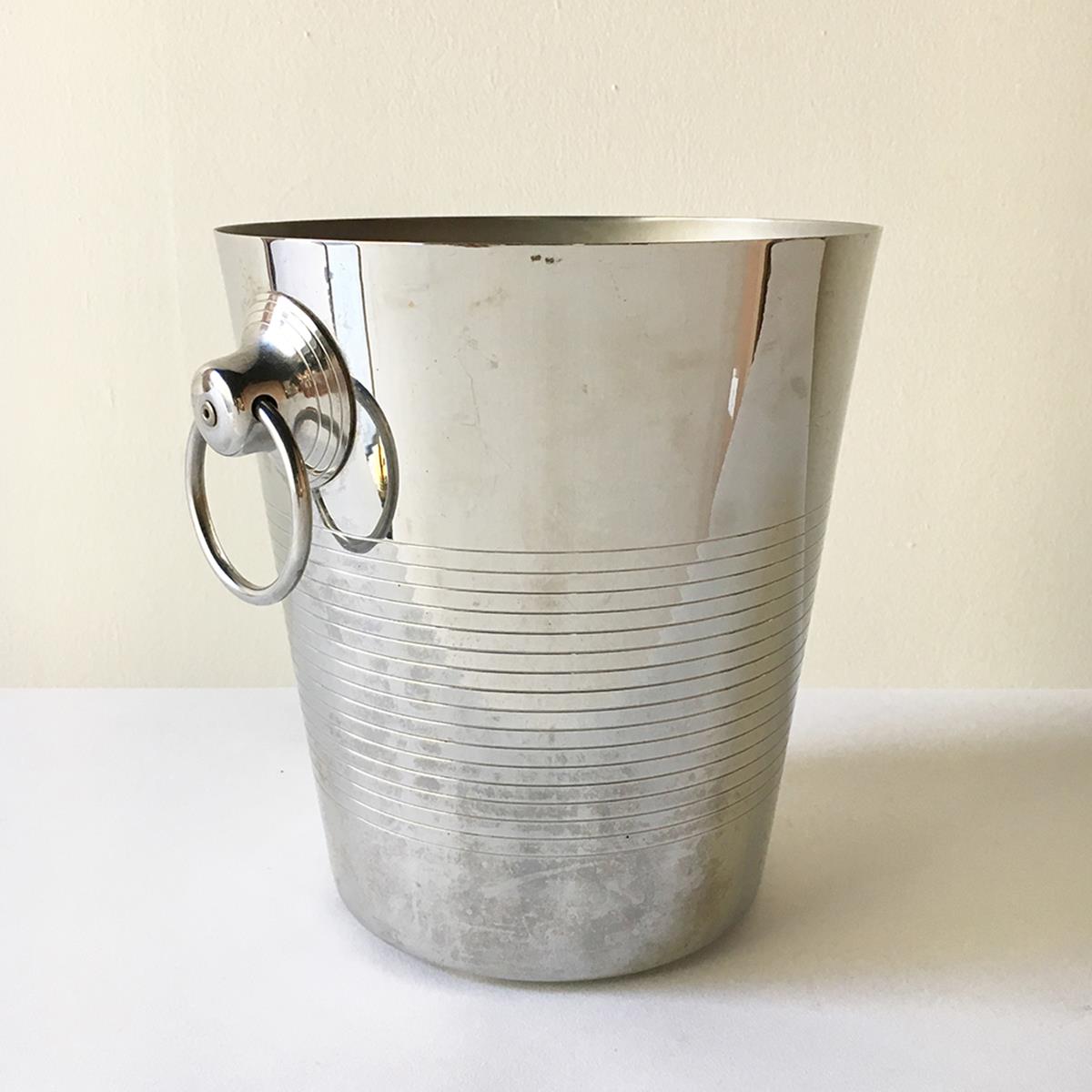 Talisman A French Stainless Steel Ice Bucket by Letang Remy